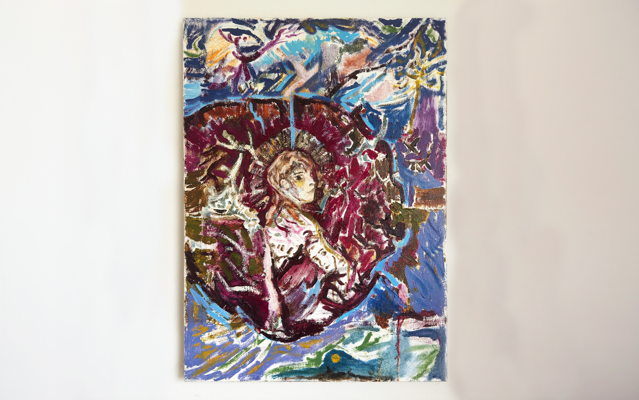 Worry Not I Want To See It Too U Know by Jo Reinhard shown in a home setting
