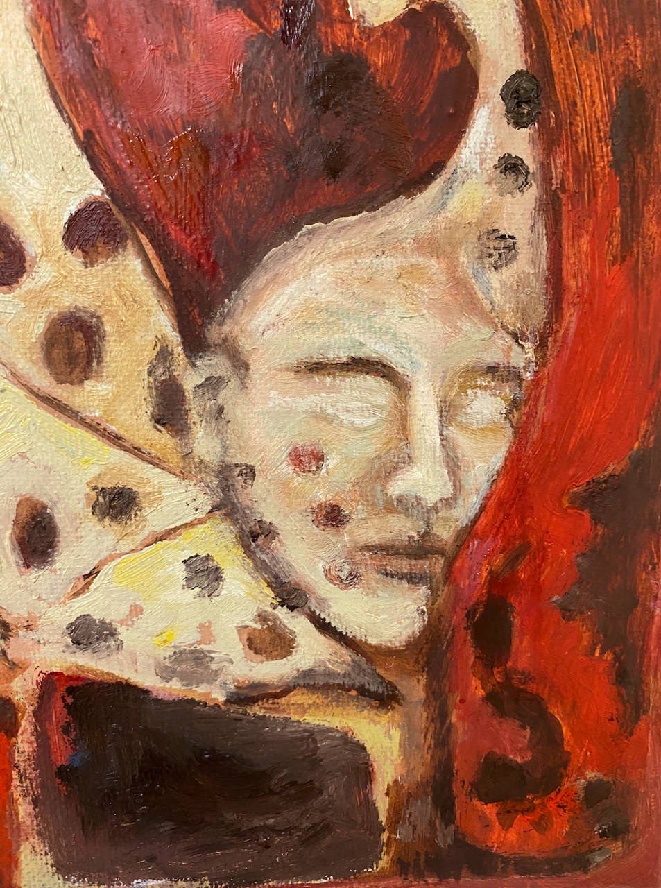 Detail of Diceface by Meret Krasa