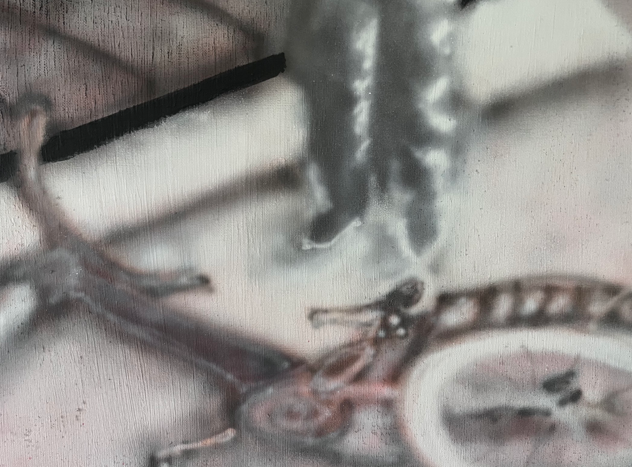 Detail of My Bike by Folke Ignestam