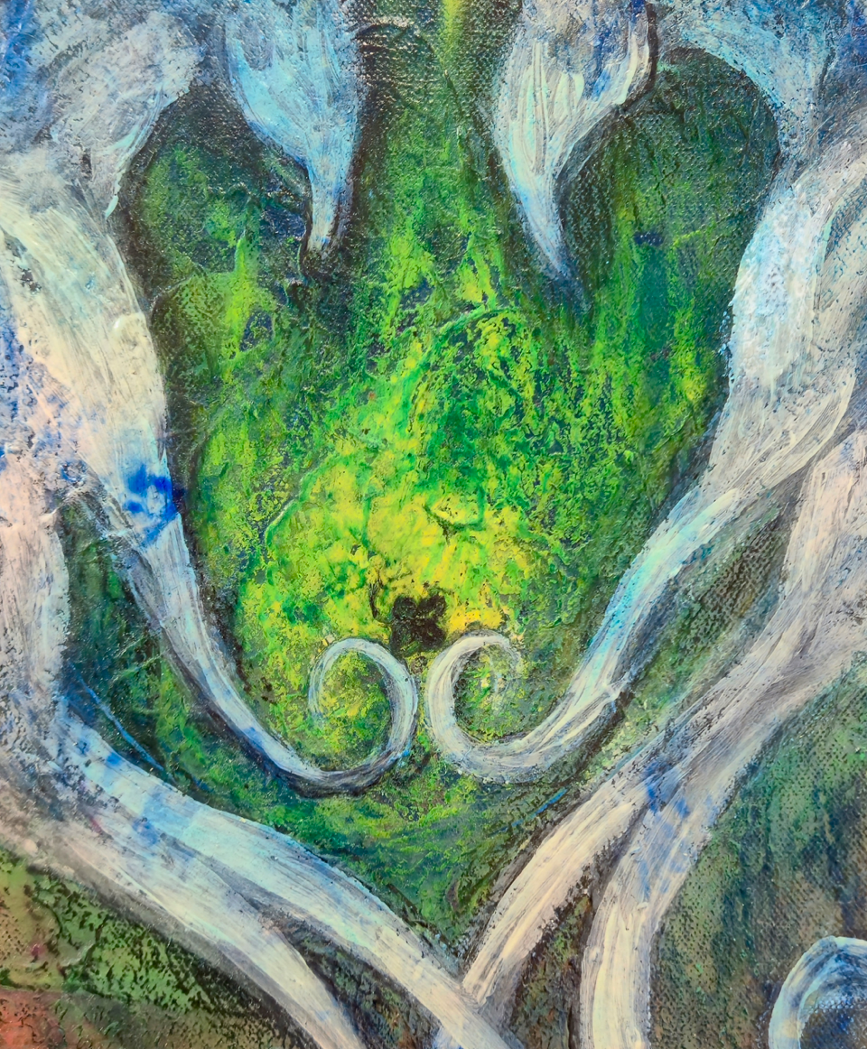 Detail of Hold On to Our Luck by Stine Stubdrup