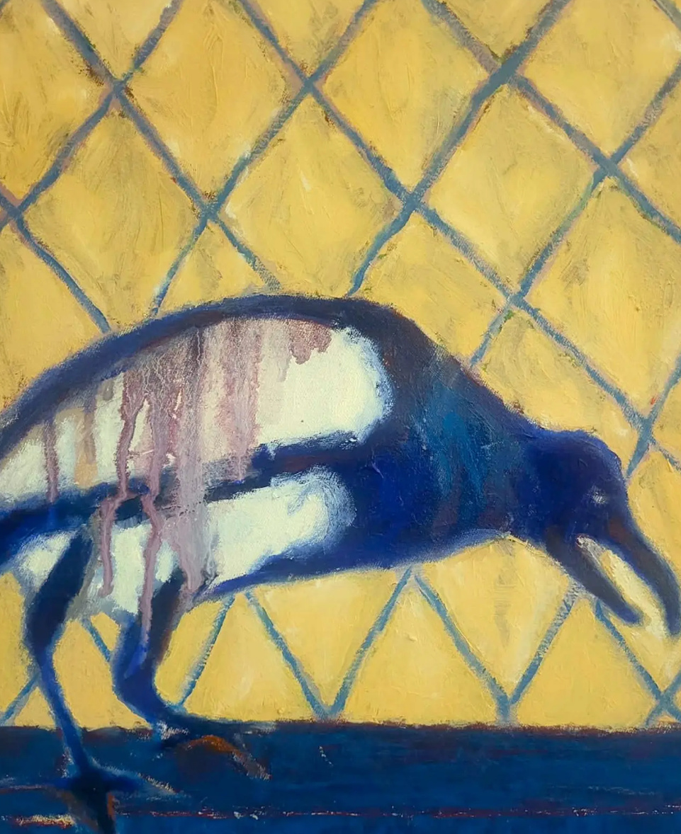 Detail of Untitled (Raven) by Karoline Hvidtfeldt