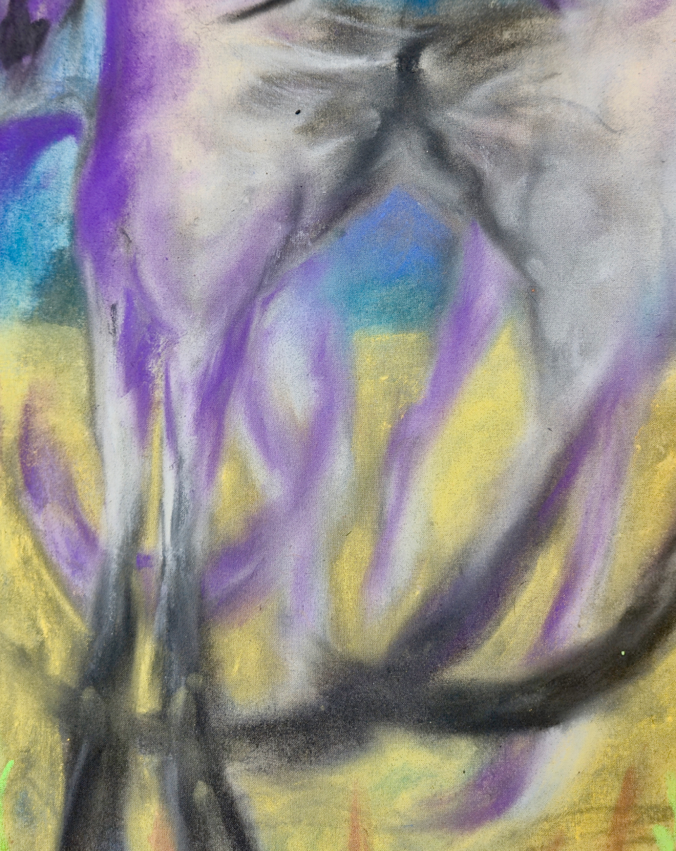 Detail of Moons by Stine Stubdrup