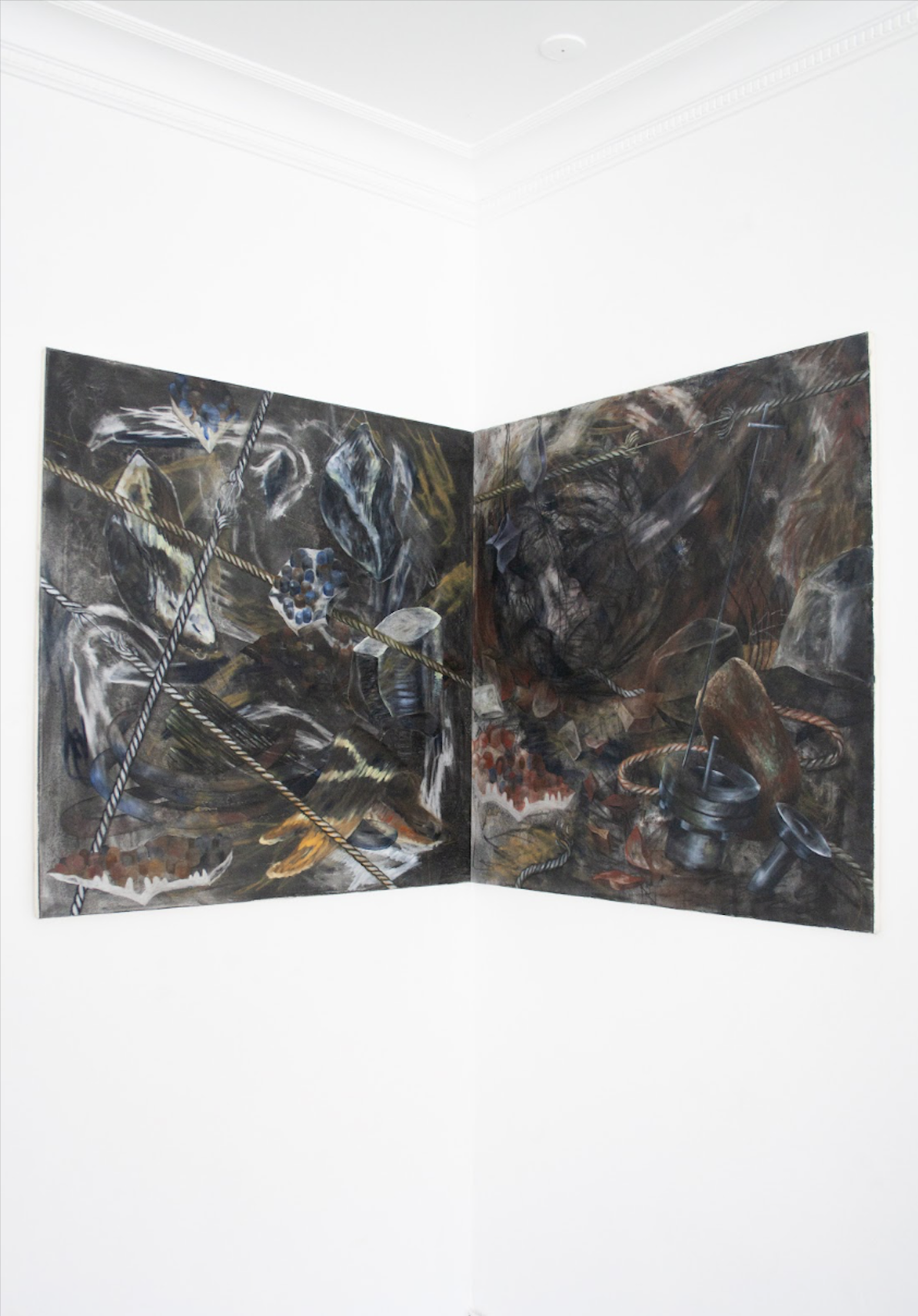 Rare Earth, Dark Matters II by Rigmor Fischer shown in a home setting