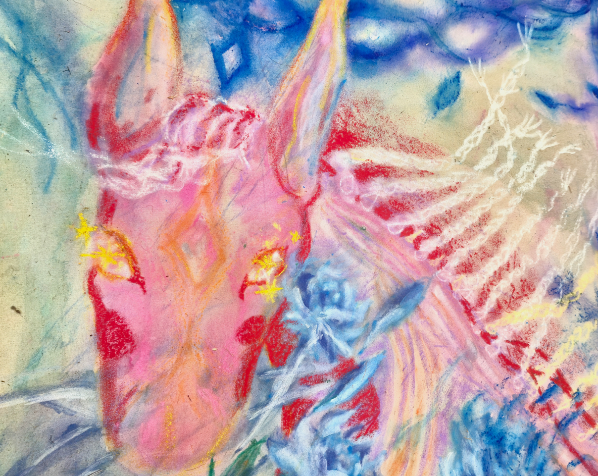 Detail of Take My Roses, Oops You Have No Arms by Stine Stubdrup