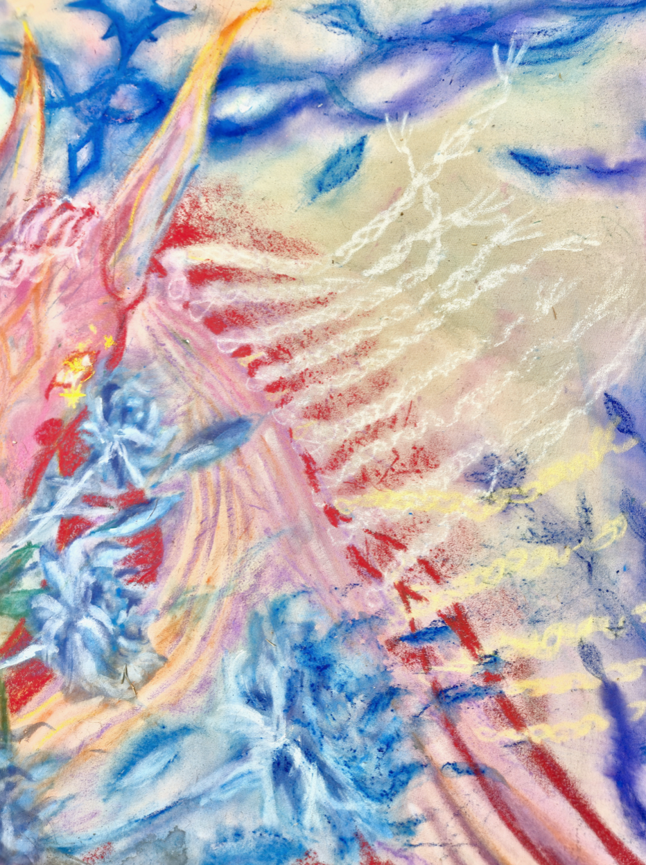 Detail of Take My Roses, Oops You Have No Arms by Stine Stubdrup