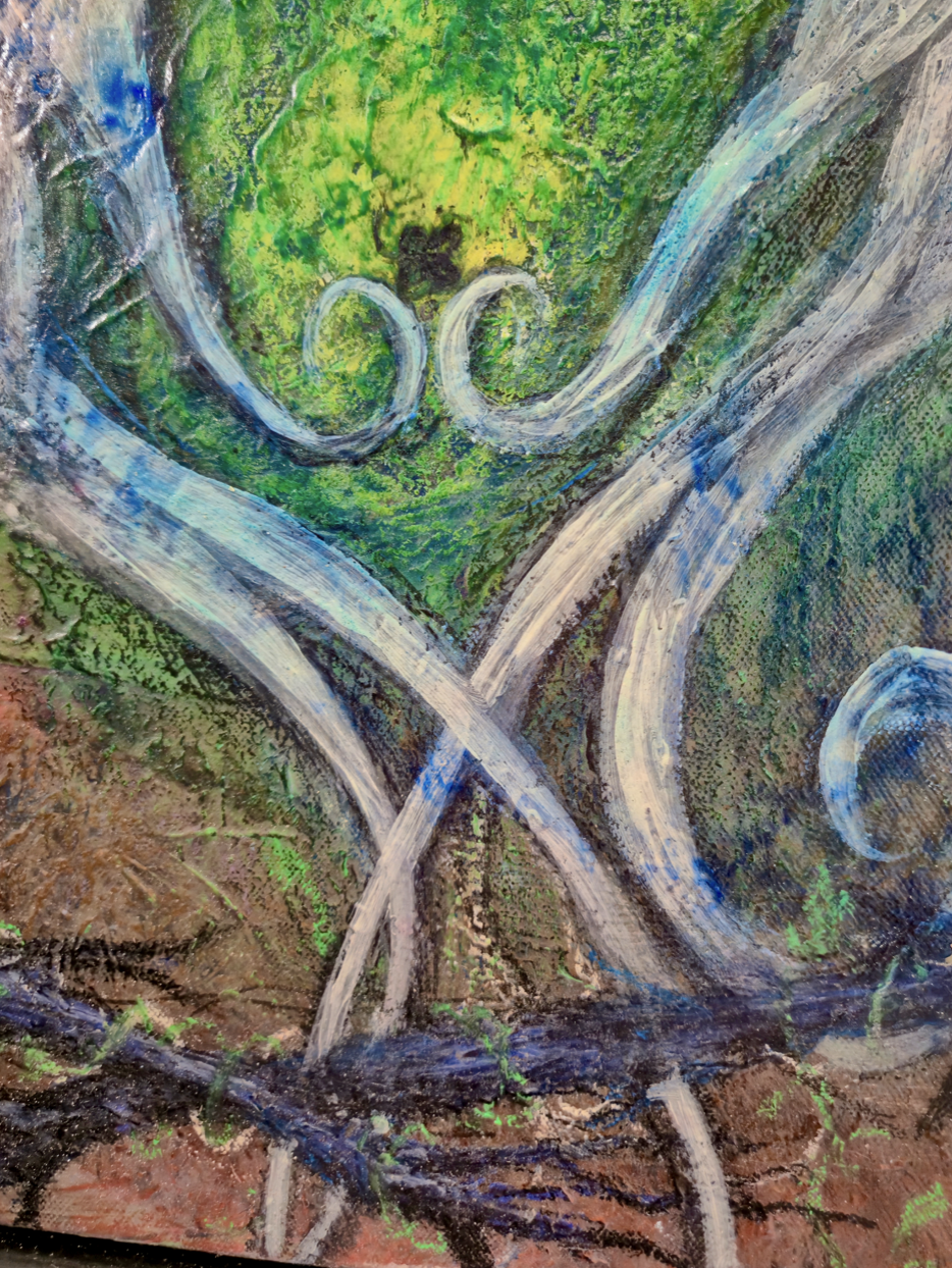 Detail of Hold On to Our Luck by Stine Stubdrup