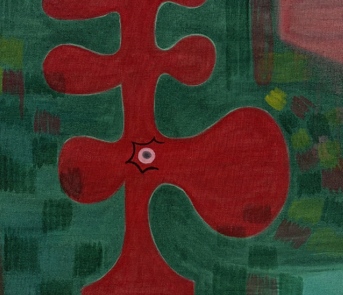 Detail of Do You See the Moon by Peter Brammer Bjerg
