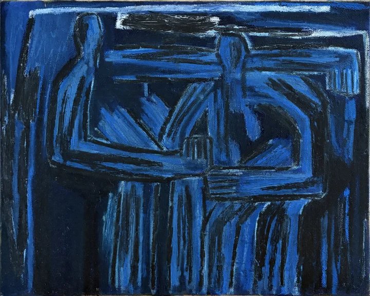 Fine blå nat by Amalie Cecilia