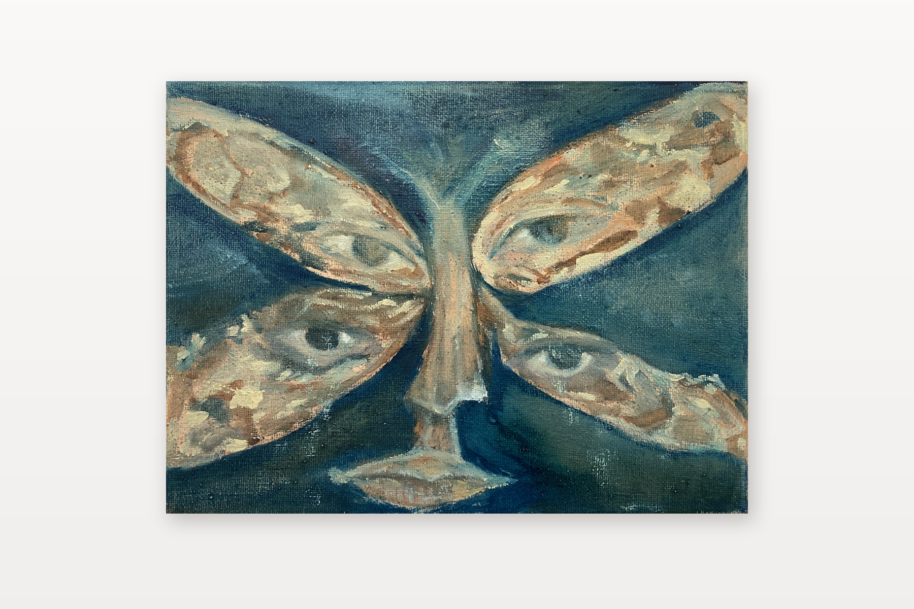 Butterfleyes by Meret Krasa shown in a home setting