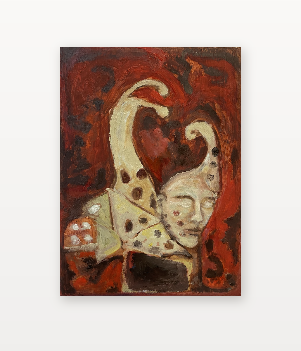 Diceface by Meret Krasa shown in a home setting