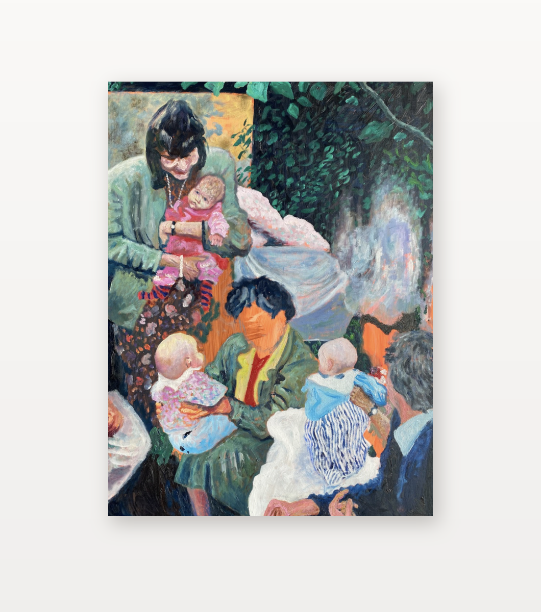 In a backyard by Jens Alfred Raahauge shown in a home setting